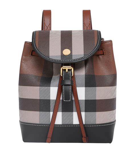 burberry mini check backpack|burberry backpack rucksack.